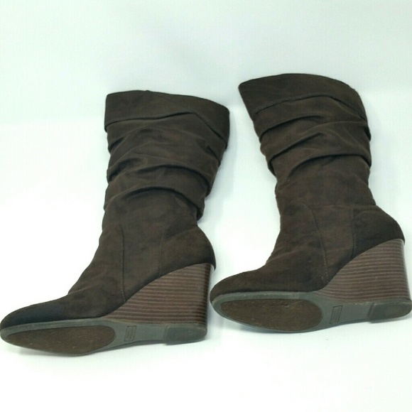 Rampage Shireen Wedge Boots, sz 7 - Picture 3 of 6